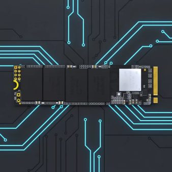 A high-capacity, internally mounted, new-generation plastic M.2 NVMe PCIe 3.0 SSD with a read speed of 2200 MB/s, suitable for large-scale data storage.